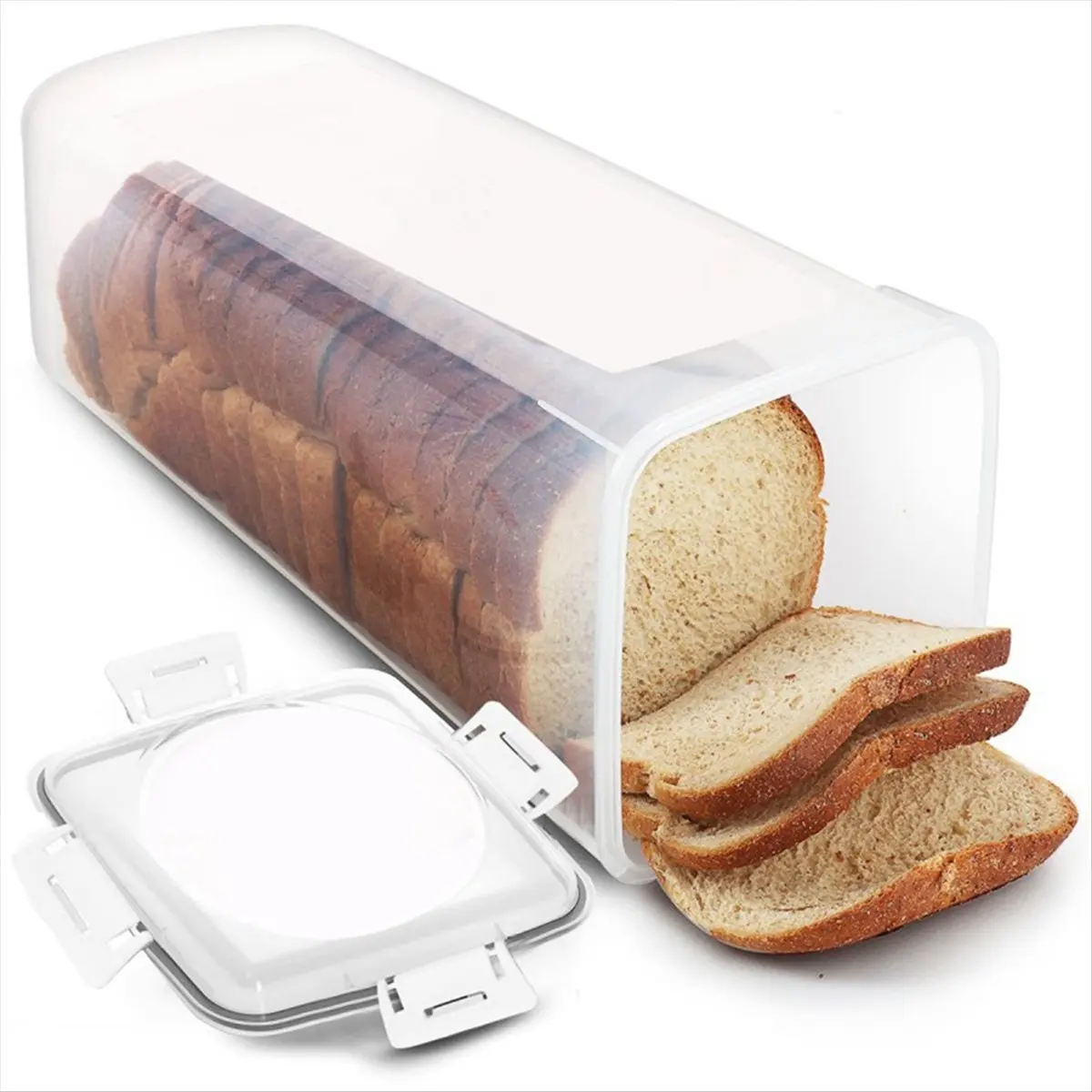 HITL Bread Preservation Box - Sealed Bread and Toast Storage Container for Kitchen, Practical Bread Keeper B