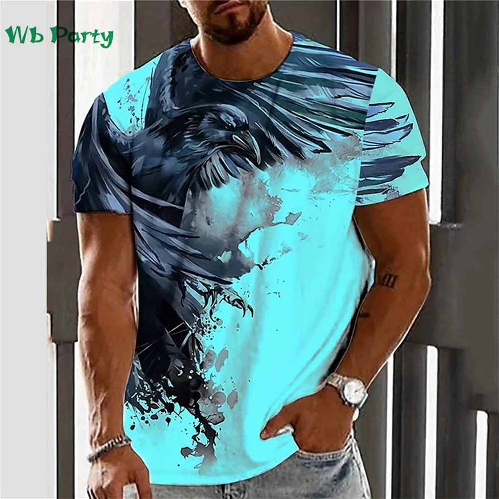 Animal Print Clothes Men Vintage Clothes Men\'s Summer Clothes Shirts Graphic Tee Short Sleeve Tee Animal Graphic T shirts Men