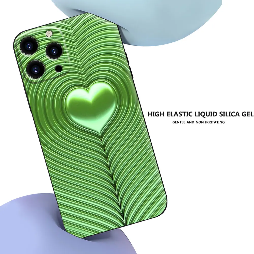 Art Sage Green Phone Case For Google Pixel 7 7A 8 Pro 6 6A 7 Pro Cover TPU Soft Shockproof Silicone Full Capinha
