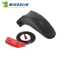 Electric Scooter Rear Wheel Fender TailLight for KUGOO KuKirin G2 MAX Rear Mudguard Tail Light Replacement Accessories Parts