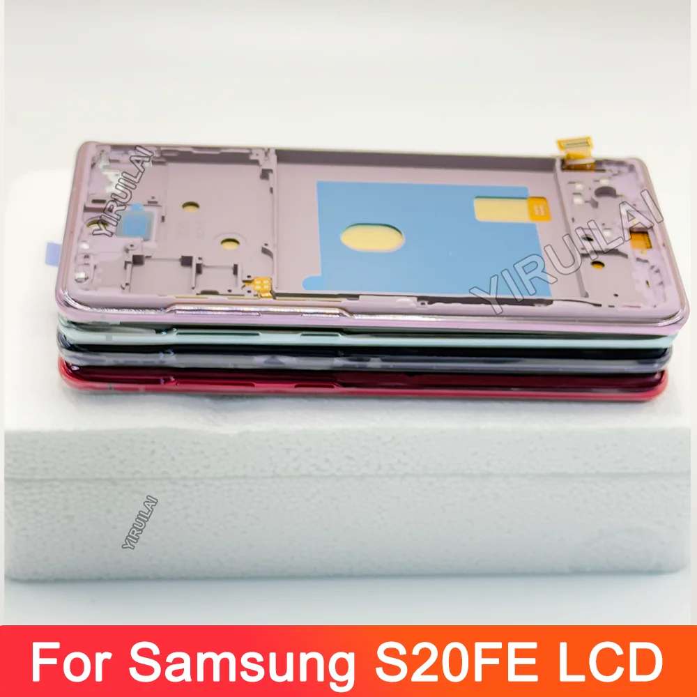TFT For Samsung Galaxy S20 FE LCD Touch Screen With Frame For Samsung G781B G780 Display Touch Digitizer Replacement LCD Screen image 3