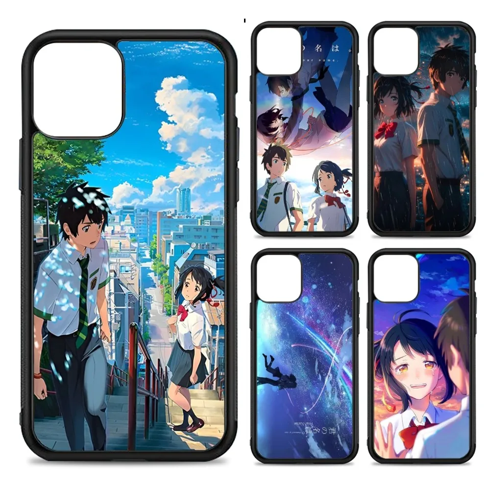 

Anime Your Name Phone Case Silicone PC+TPU For For IPhone 11 12 13 14 15 16 Plus Pro Max Cover