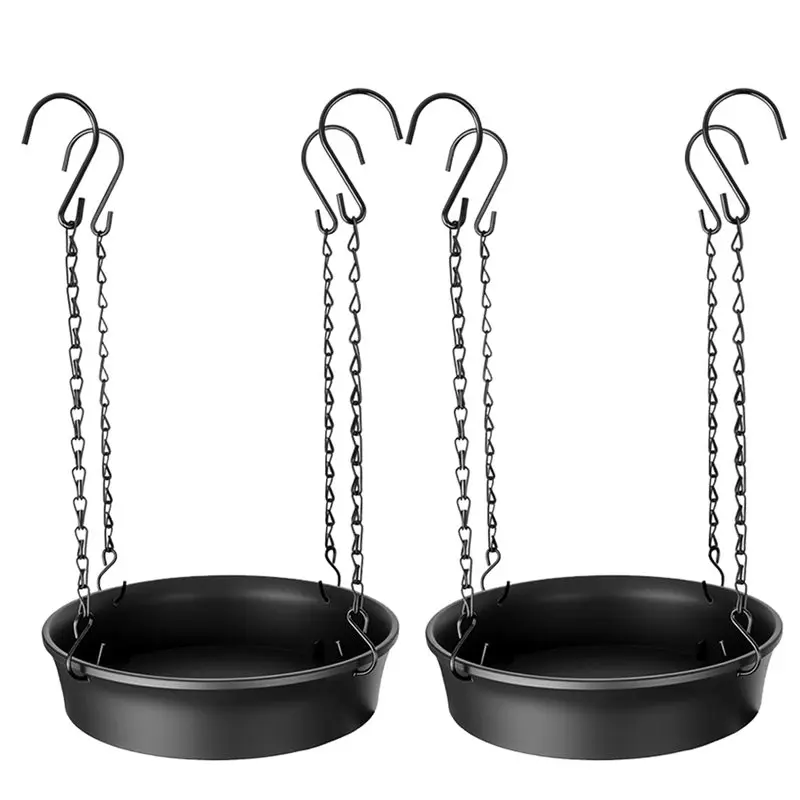 B97A-Adjustable Plant Pot Inserts 2Pcs-Sturdy PP Material For Large Flower Pots-Reduces Soil Waste In 10