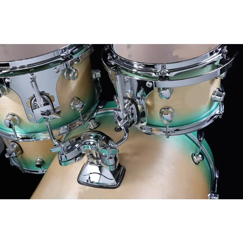 Großhandel OEM Marke High Gloss Upgrade Luxus Akustische Jazz Drum Set Fünf Trommeln Und Drei Becken Drum Kits