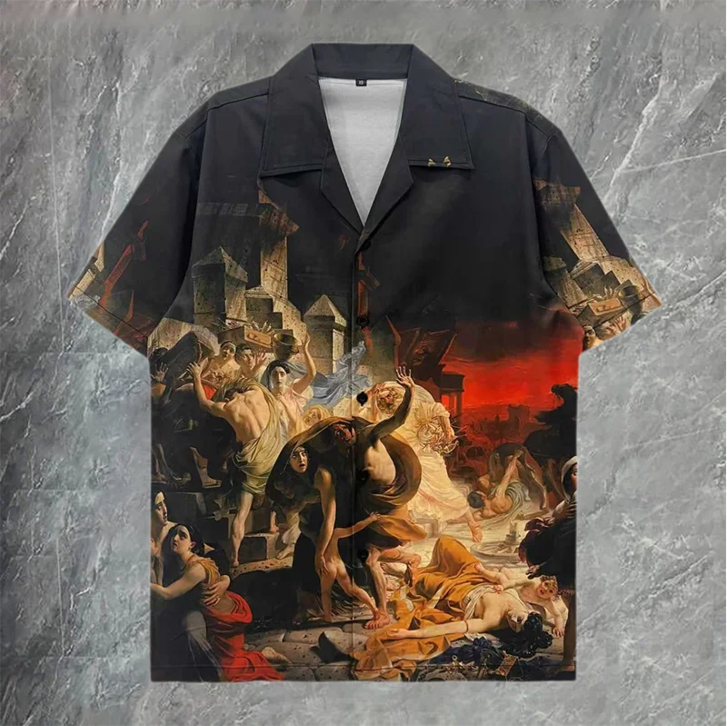 

Black Gold Baroque Short Sleeve Casual Shirt Men Party Dress Shirts Men Clothing Flower Shirts Men Camisa Social Masculina