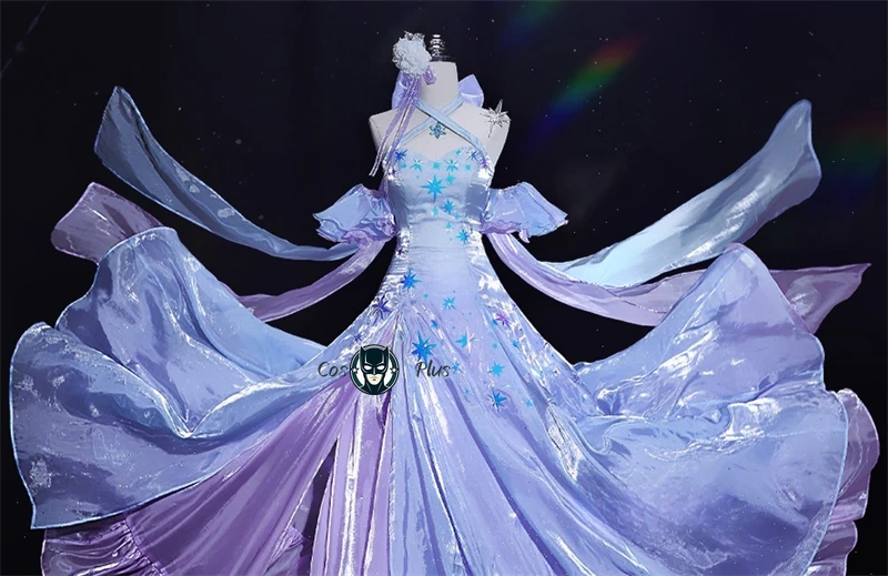 

Re:Zero Emilia Rem Cosplay Costumes Anime Halloween Carnival Girl Gorgeous Crystal Dress Wedding Dress New High Quality Uniform