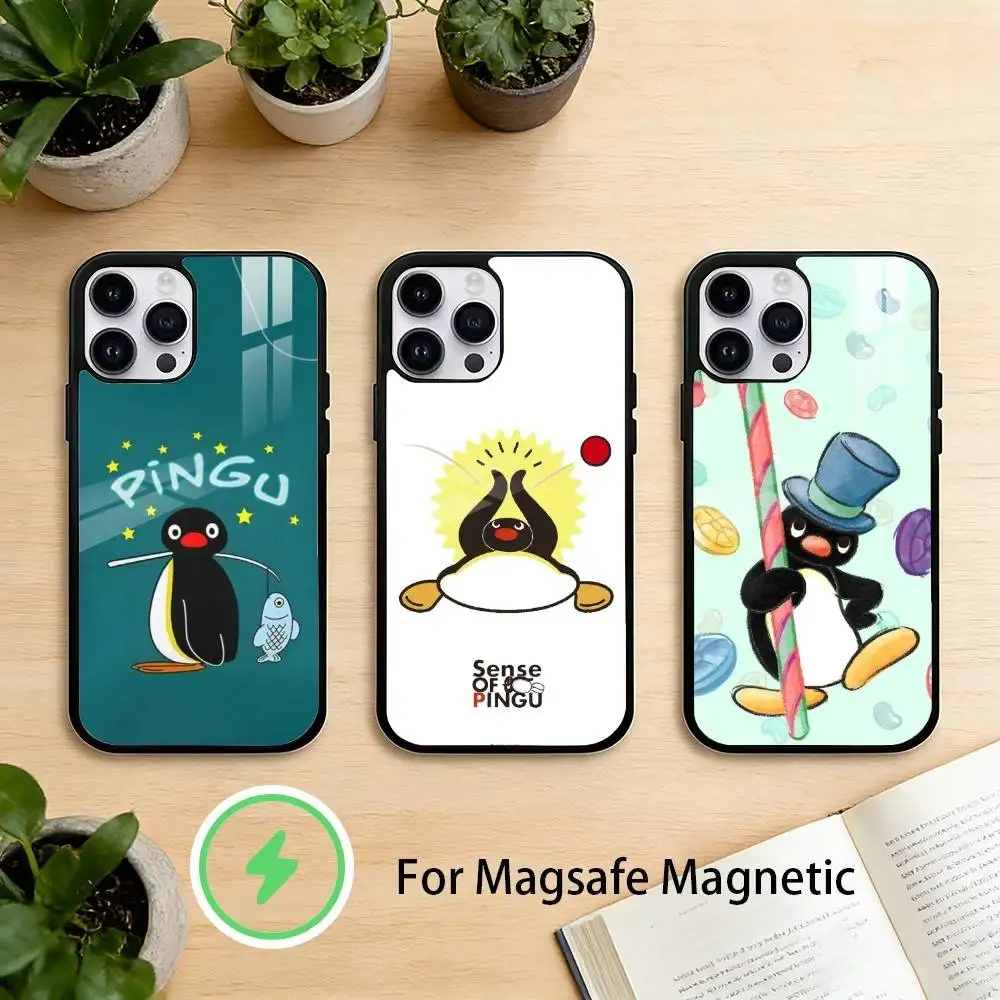 

Emoticons P-Pingu Penguin Phone Case For iPhone 17,16,15,14,13,12,Plus,Pro,Max For Magnetic Wireless Charge