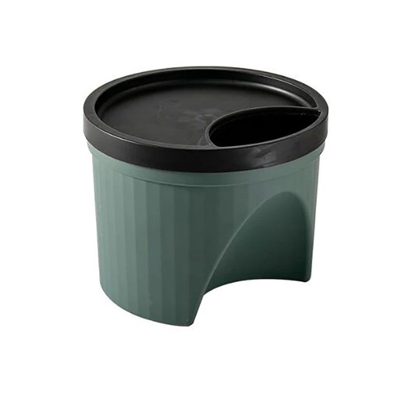 Household Waste Bins With Lid, Stackable Recycling Trash Can Kitchen Sundries Trash Bin Office Desktop Mini Rubbish Container