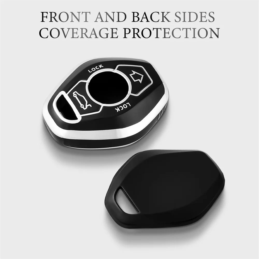 Key Fob Case for BMW Key Case Cover For BMW X3 X5 Z3 Z4 3 5 7 SERIES E38 E39 E46 E83 BMW Car Key Case Protector Accessories