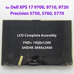 17.3-Inch LCD Touch Screen Complete Assembly for XPS 17 9700 9710 9720 Precision 5750 5760 5770 P92F P92F001 Full Display Panel