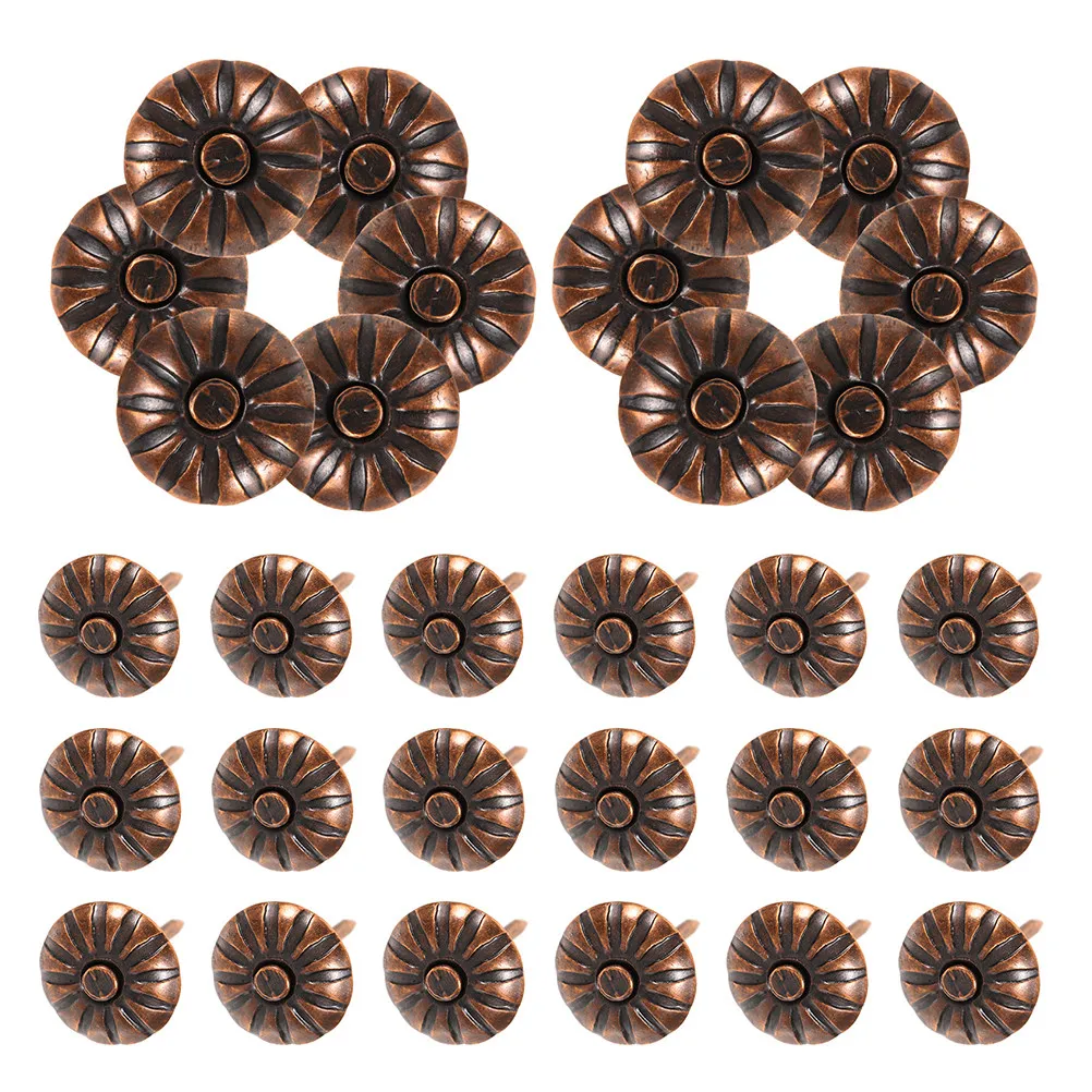 

200pcs Iron Upholstery Tacks Furniture Upholstery Nails Vintage Push Pin Upholstery Tack Decorative Furniture Upholstery Tack Ca