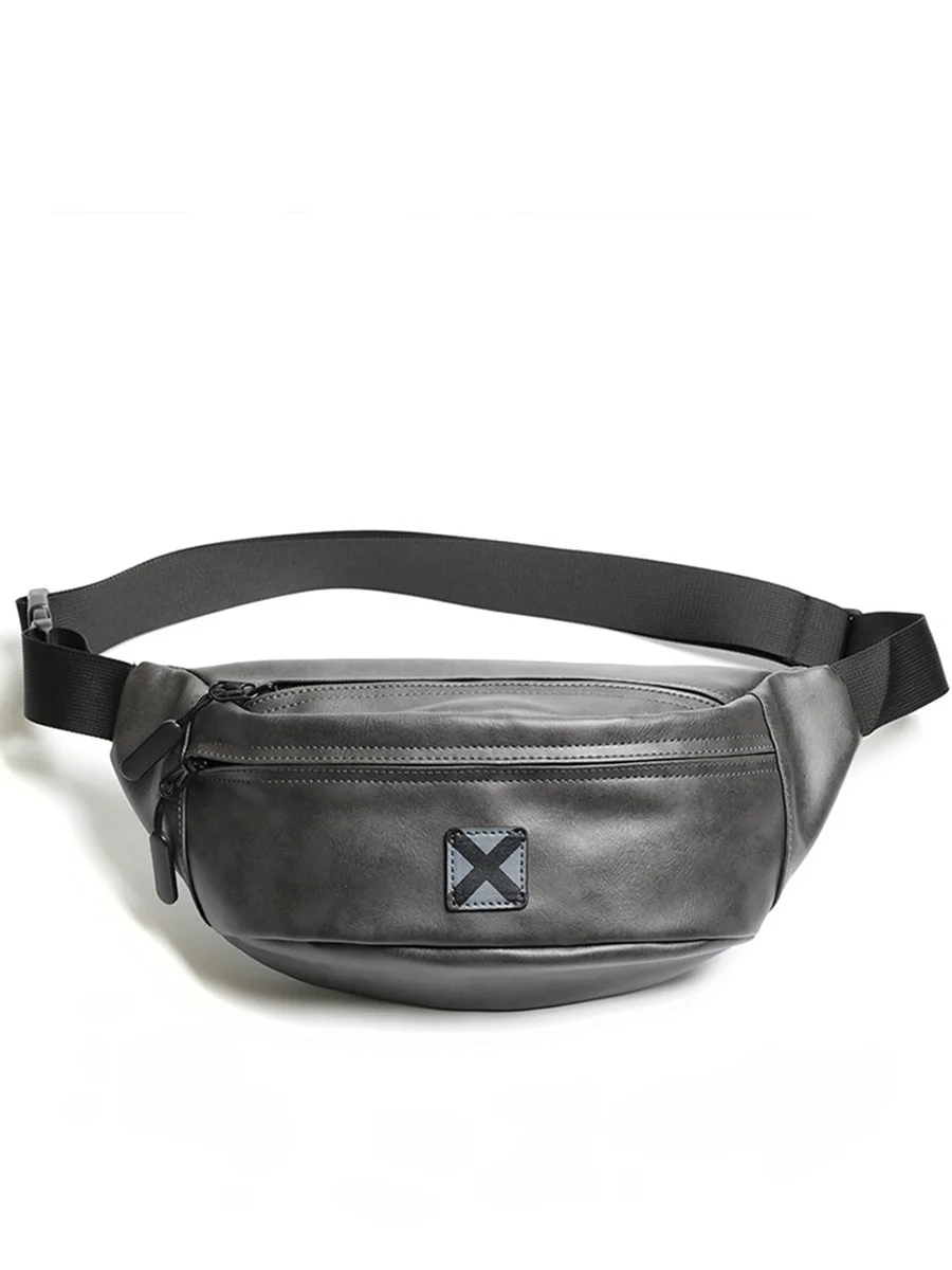 メンズカジュアルクロスボディバッグ シンプルデザイン