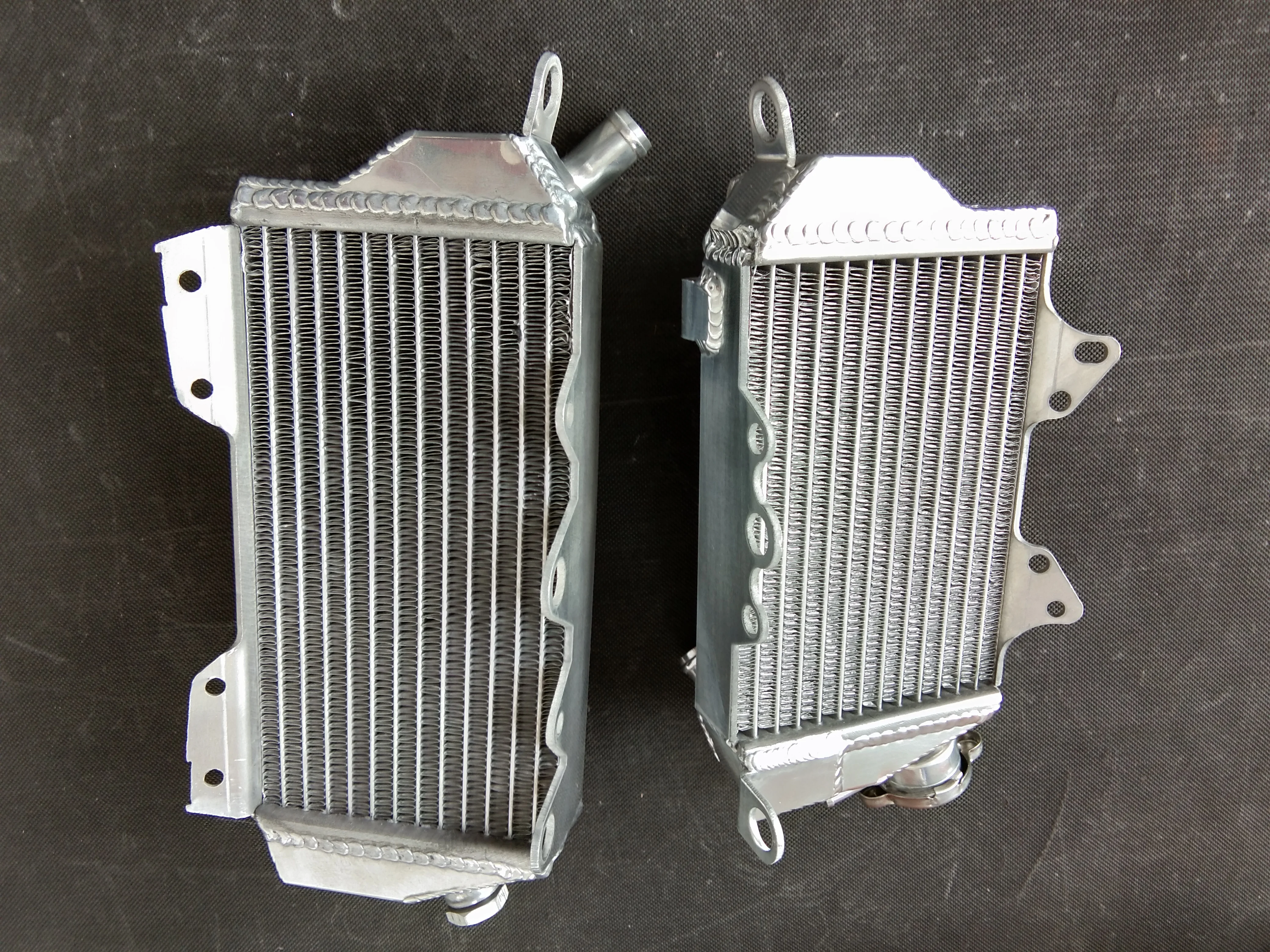 For 1993-1996 Kawasaki KLX650 KLX 650 Aluminum Radiator Cooler Cooling Coolant 1993 1994 1995 1996