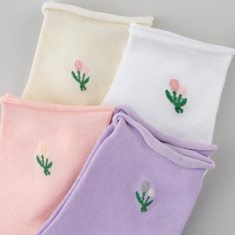 4/8/12 Packs Random Women Flor - Cotton Crew Sock Pack review and price