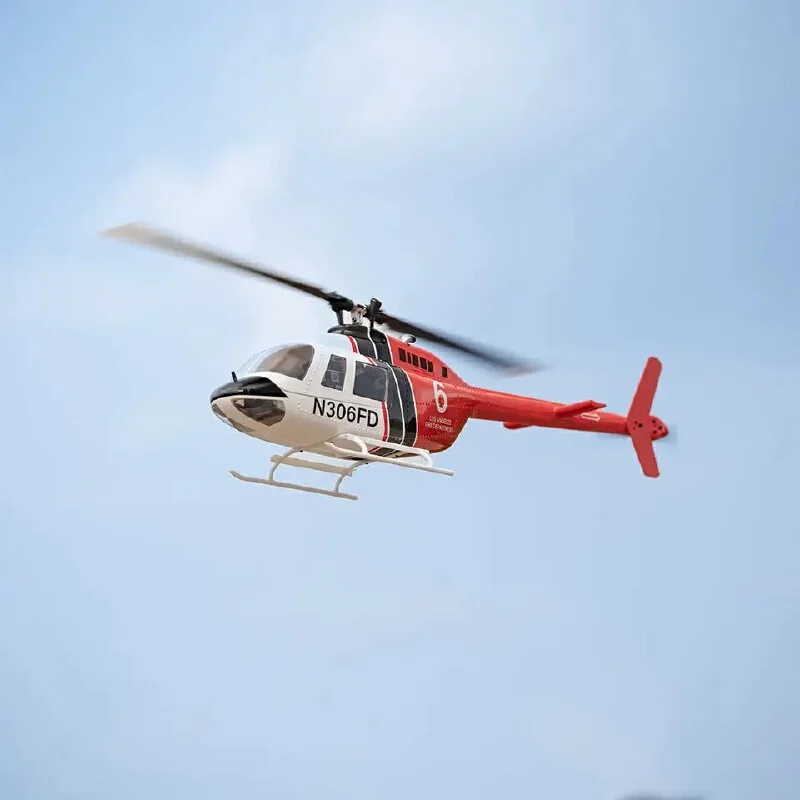 

Flying Wings 470 Bell Bell-206, настоящая имитация самолета, электрический вертолет с дистанционным управлением, модель H1 ACE H2, управление полетом