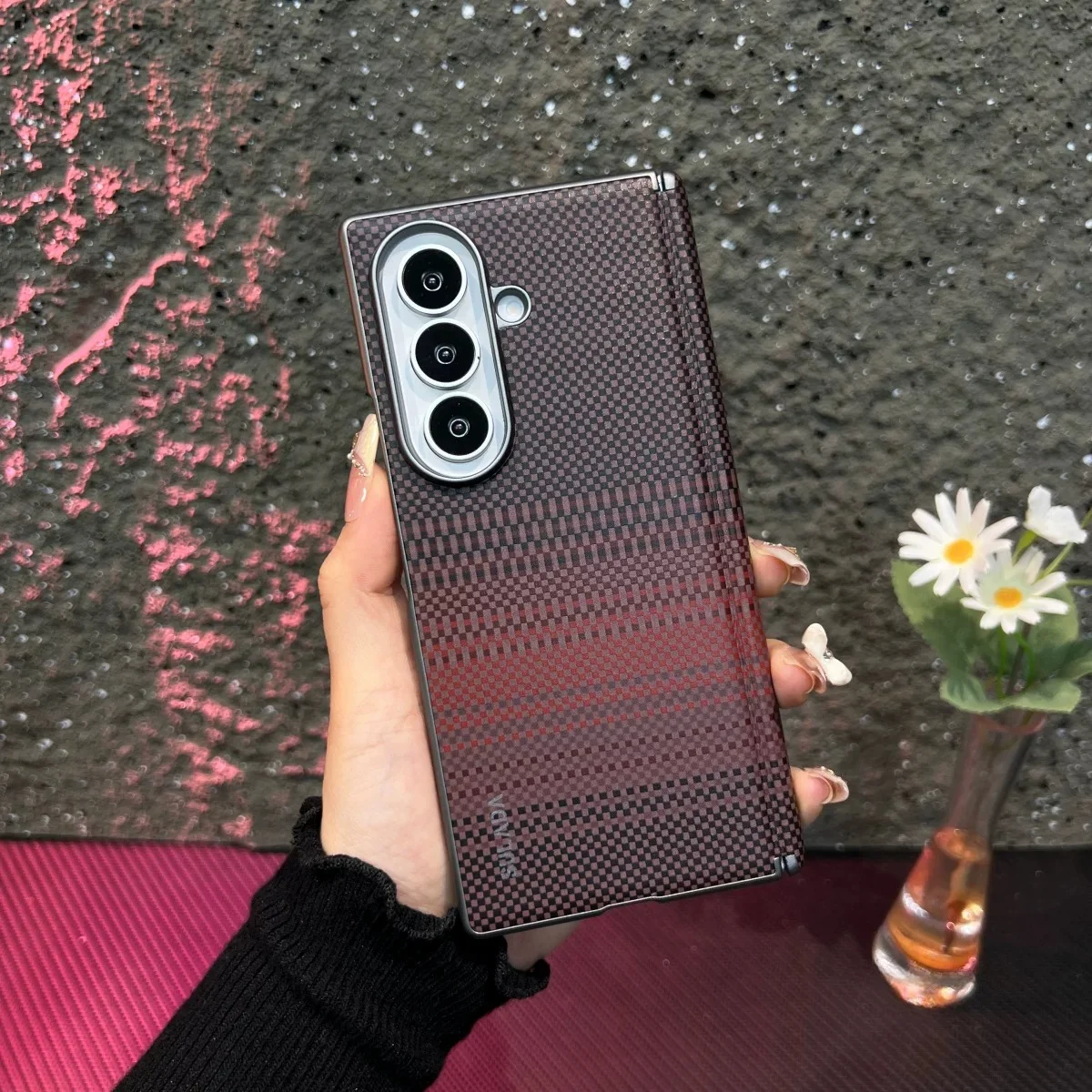 Magnetic Case For Samsung Galaxy Z Fold 8 Ultra Case Luxury leather Magnet hinge Protect Hard Cover For Wireless Charging Shell