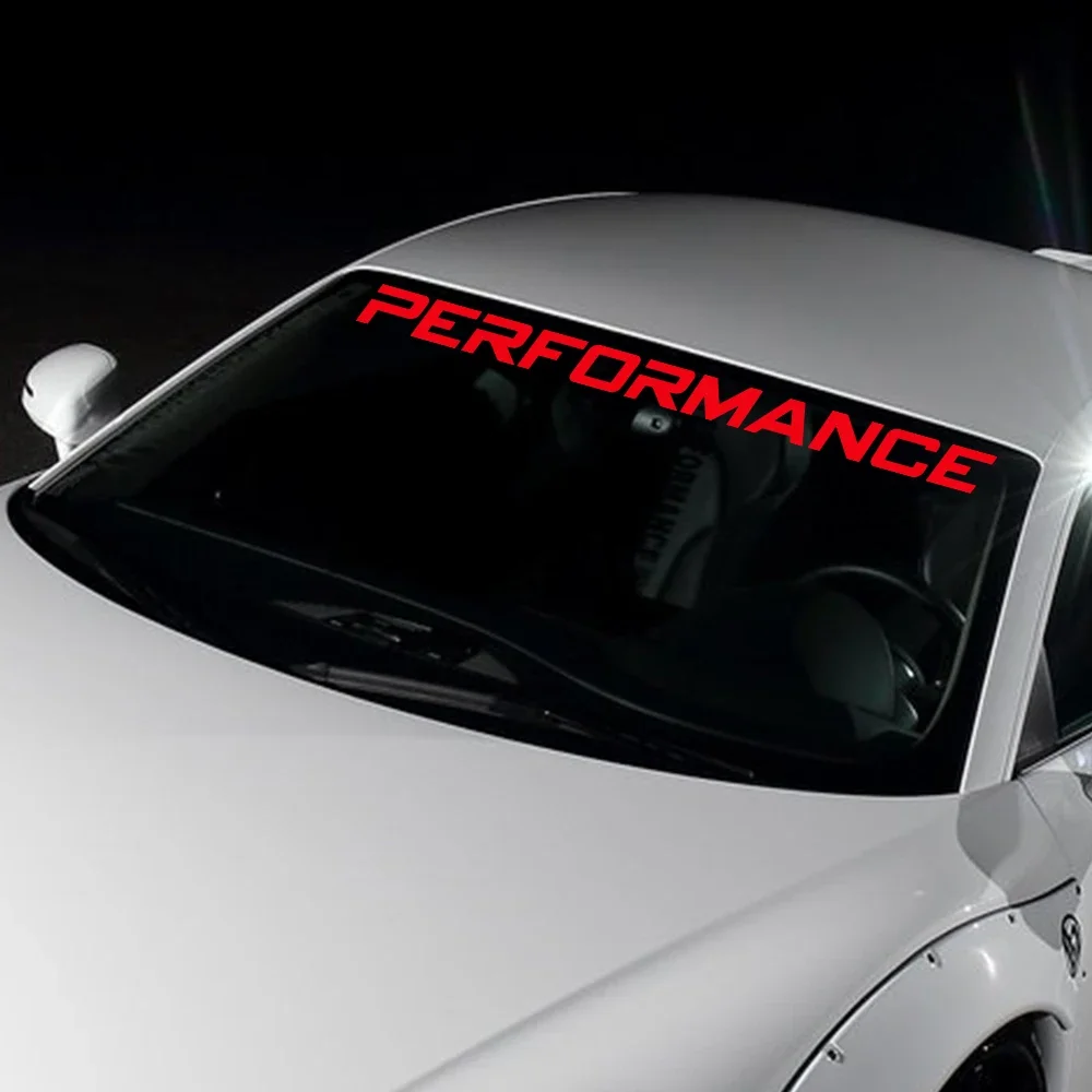 سيارة الجبهة الزجاج الأمامي ملصق أداء التصميم الزجاج الأمامي الشارات شاحنة الفينيل يلتف للماء الديكور اكسسوارات السيارات