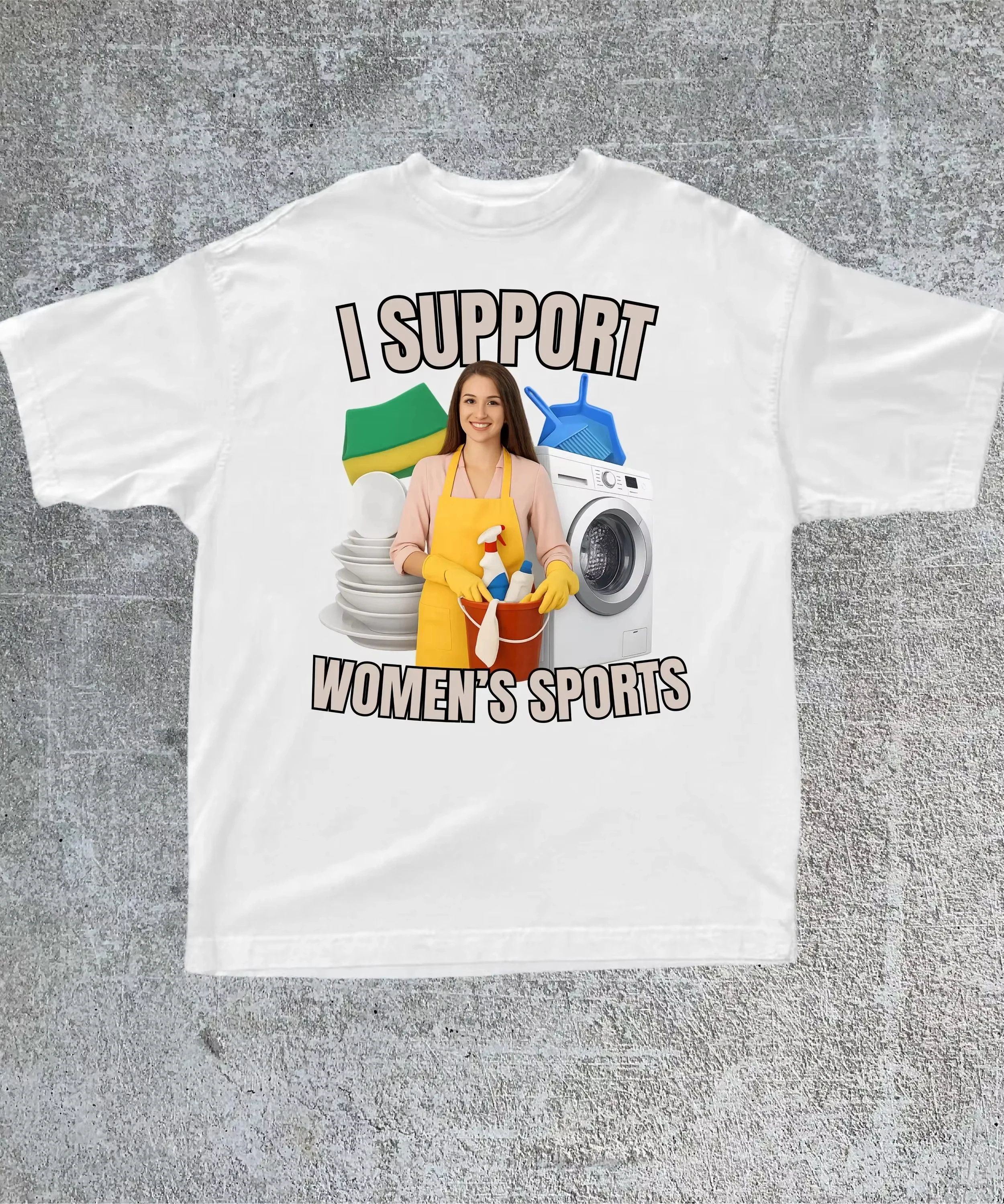 I support the men's women's sports Graphic T-Shirt cotton O-neck short-sleeved casual TShirts Unisex Oversized Tshirts Tee Tops