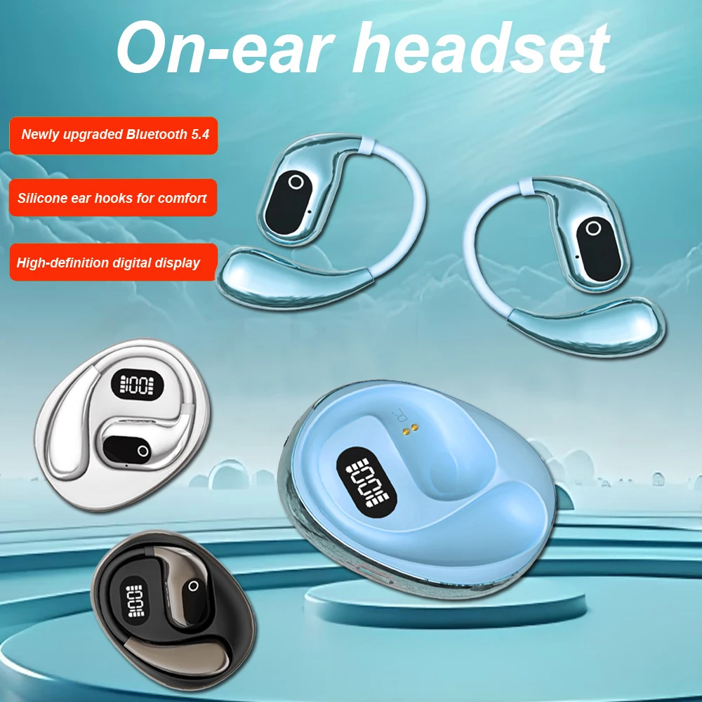 

New Bluetooth earphones for 2025, equipped with 138 language translations, suitable for work, outdoor, and study in one OWS earp