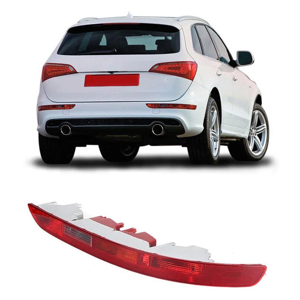 

Car Rear Lower Tail Light Bumper Reflector Break Light 4 Holes Warning Lamp Compatible For Audi Q5 2009-2017 8R0945096 8R0945095