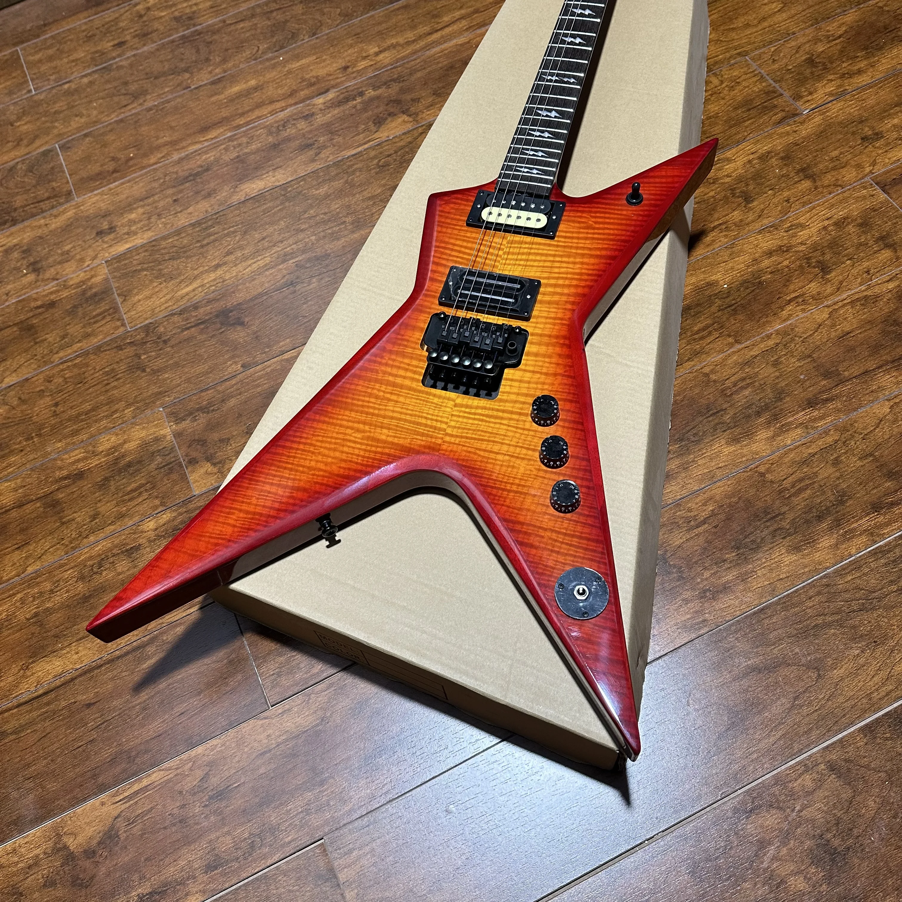 Dean Dimebag Darrell Electric Guitar Flame maple top,in stock guitars Free Delivery guitars guitarra