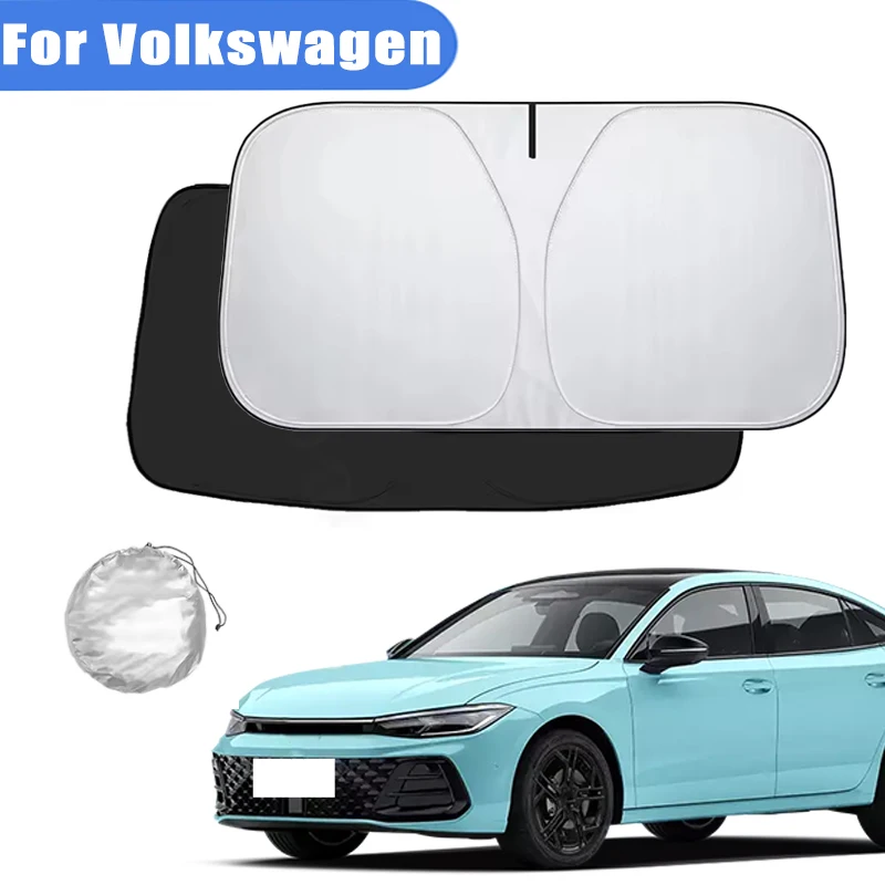 Car Windshield Sunshade Car Interior Front Sun Shade For Volkswagen Golf Polo Passat Tiguan Touareg Jetta Atlas Beetle