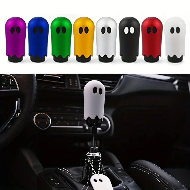 Car Gearshift Head Halloween-themed Ghost Gearshift Head for Car Modification. Personalized and Creative Racing Gearshift Handle
