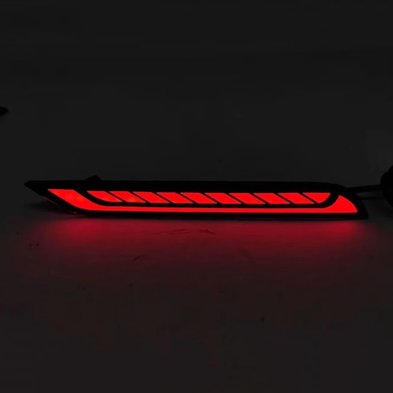 For Toyota Innova 2022-2023 Rear Bumper Lights Rear Tail Lights LED Brake Reversing Steering Lights Streamer Surround Car Parts