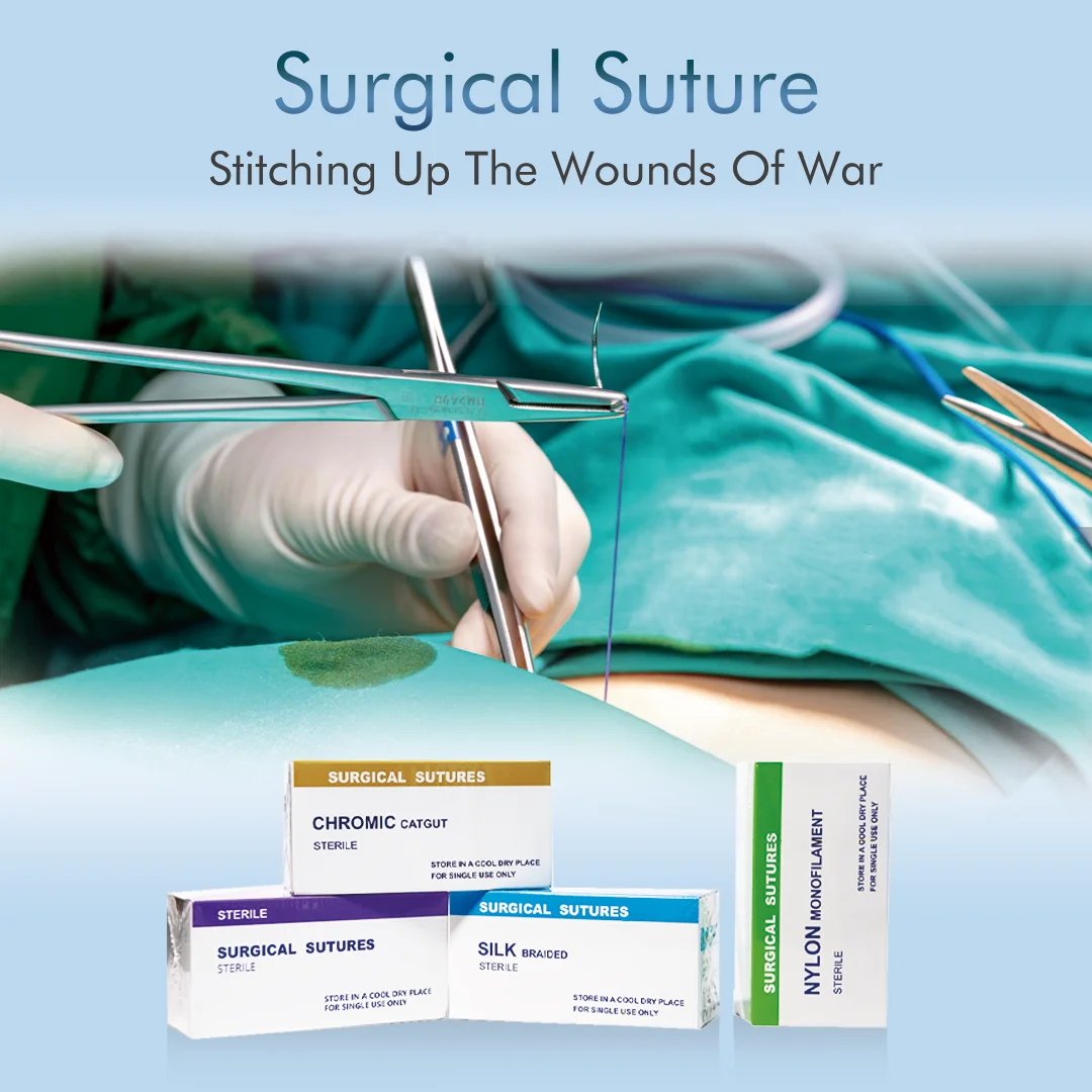12/24/48pcs Suture Surgical 75cm 2/0 3-0 4-0 Manufacturers PGA PGLA 910 Vicryl PM Absorbable CC Nylon For Pet and Teaching