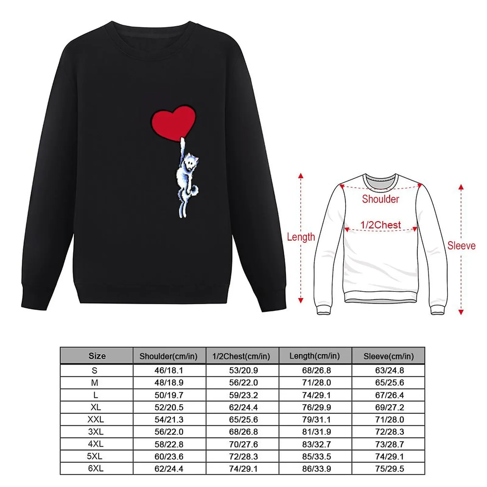 Samoyed on my Heart Pullover ملابس للرجال أزياء الرجال ملابس رياضية مقنعين البلوز