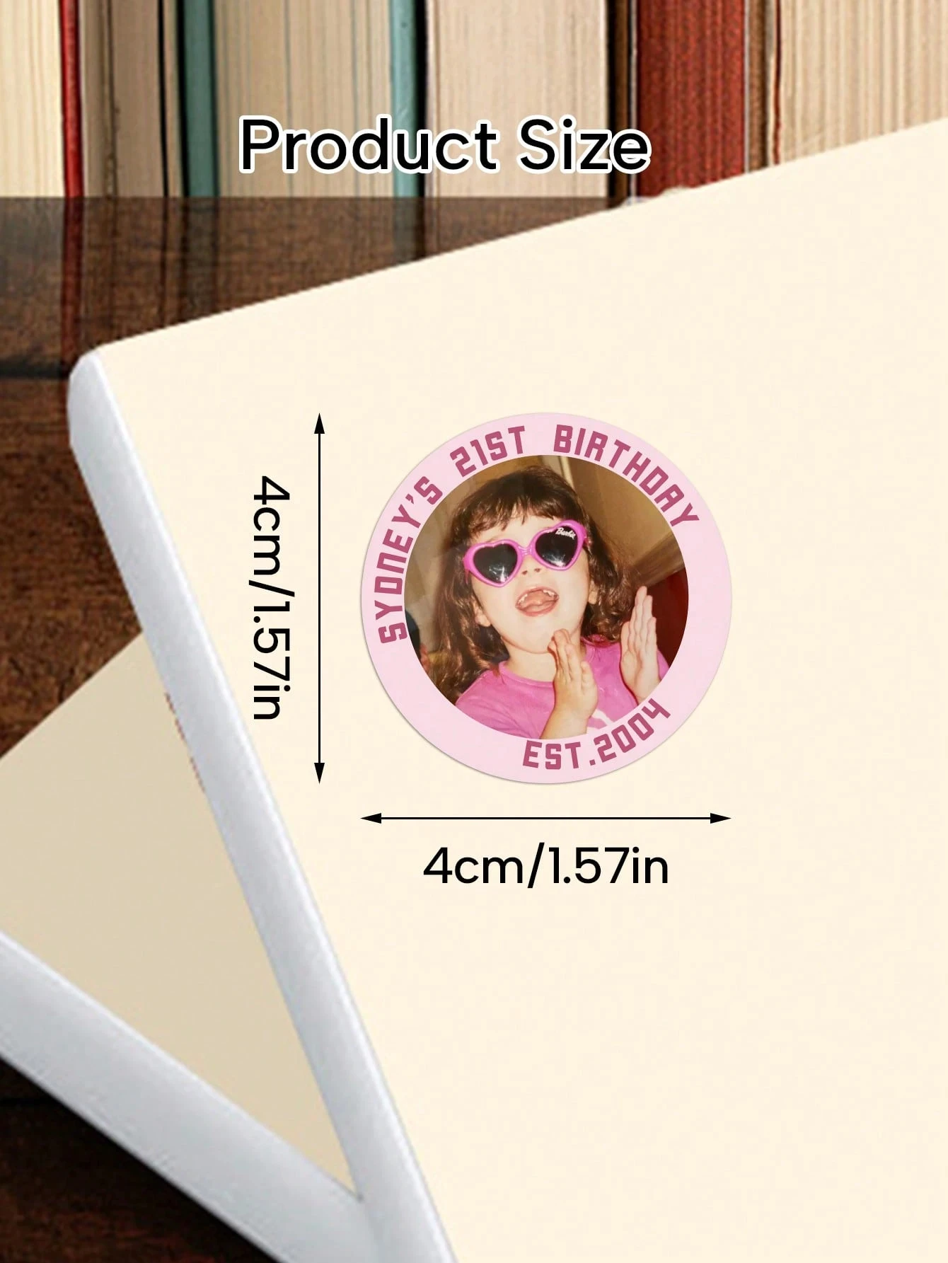 50/100/500 قطعة ملصقات عيد ميلاد مخصصة شخصية شكرا لك الاطفال النص صور للهدايا صناديق المغلفات هدايا عيد الميلاد