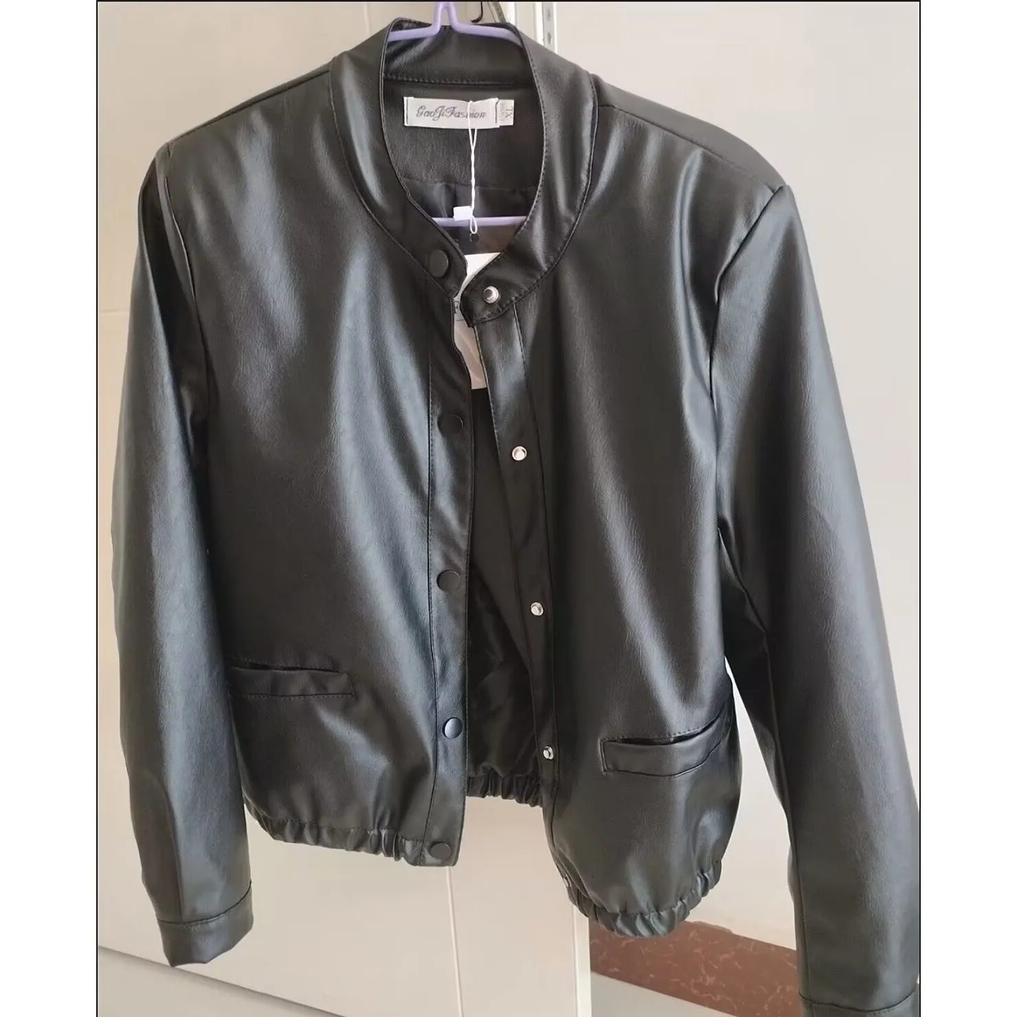 

Women New Large Size 4XL Faux Leather Coat Winter Female Short PU Leather Jacket Korean Lady Fashion Leather Outwear ﻿