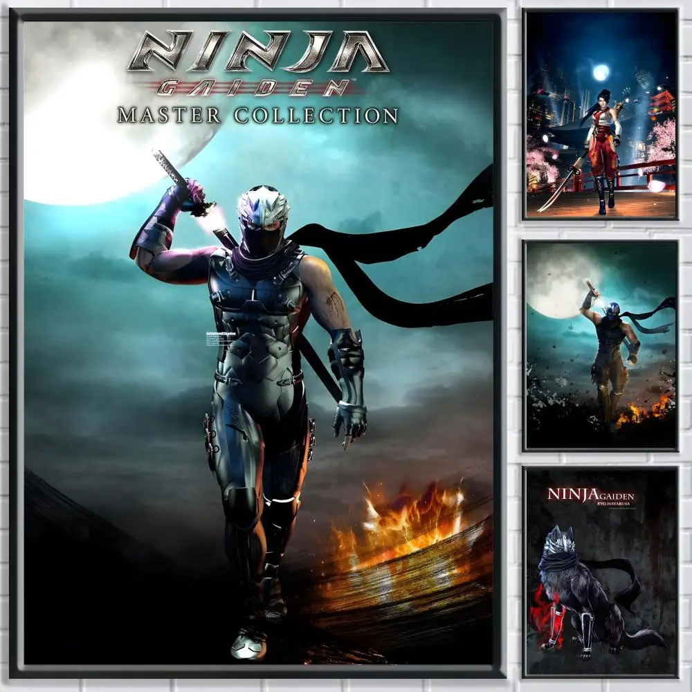 ملصق N-Ninja Gaiden II عالي الدقة ذاتي اللصق مقاوم للماء مثالي للمنزل والمكتب وغرفة النوم هدية رائعة