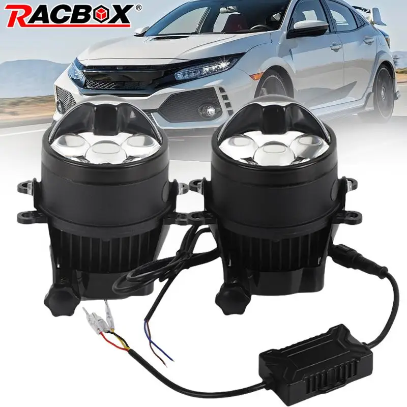 3 Inch H11 H8 H9 Bi-led Laser Fog Lights Projector Lens Fog Lamp