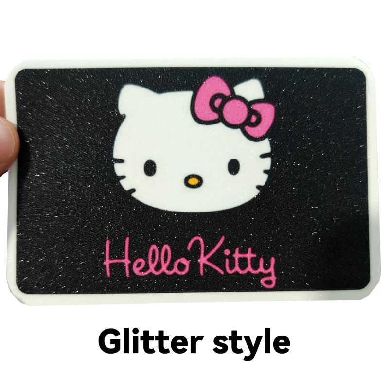 2 uds Hello Kitty pegatinas de tarjetas de crédito de dibujos animados Visa tarjeta de carga bancaria de débito PVC cubierta de piel impermeable pegatina decoración