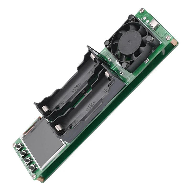 Two Channel Internal Resistance Tester 18650 Battery Capacity Type-C Power Supply Auto Charge And Discharge Module PCB 1 Piece