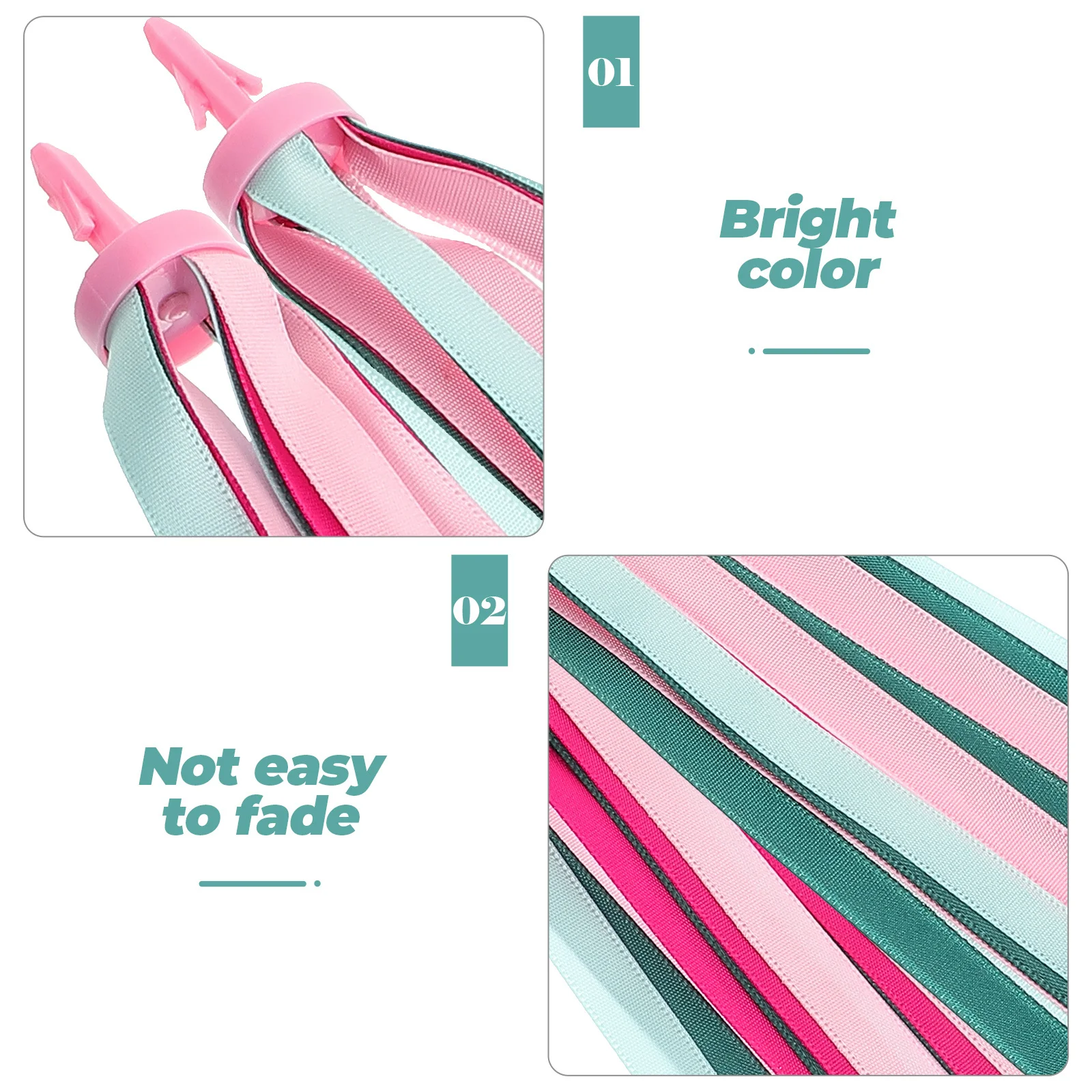 1 زوج دراجة المقود اللافتات الزخرفية شرابة الشريط الدراجة ملحق ل سكوتر دراجة ثلاثية العجلات مقبض مقود دراجة ملونة متعة ركوب