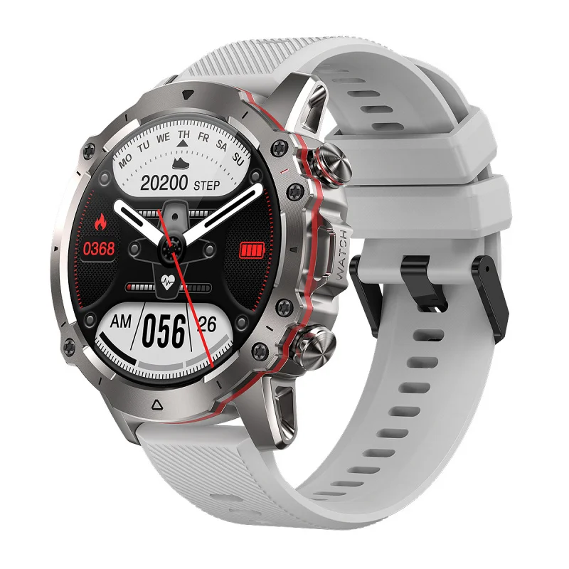 Borderak56-reloj deportivo para hombre, accesorio de pulsera resistente al agua con pantalla, modo Fitness, llamadas al aire libre