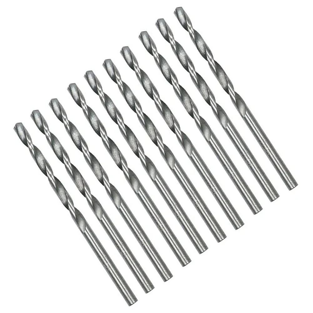 Set mata bor Mini untuk Dil, 40 buah 0.5mm-2.0mm batang lurus