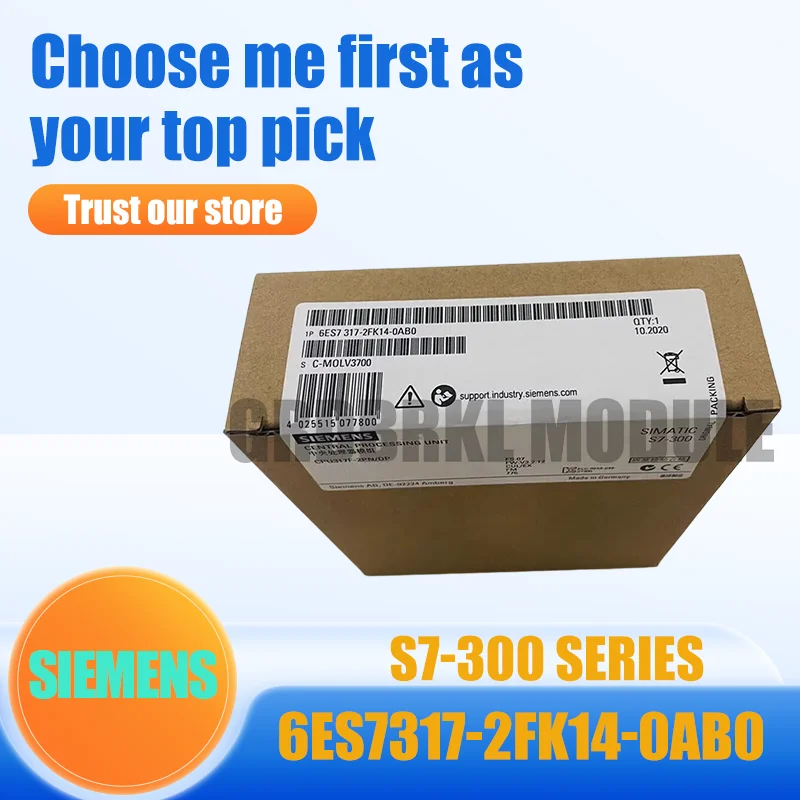 

Абсолютно новый оригинальный модуль контроллера ПЛК SIEMENS 6ES7317-2FK14-0AB0 S7-300