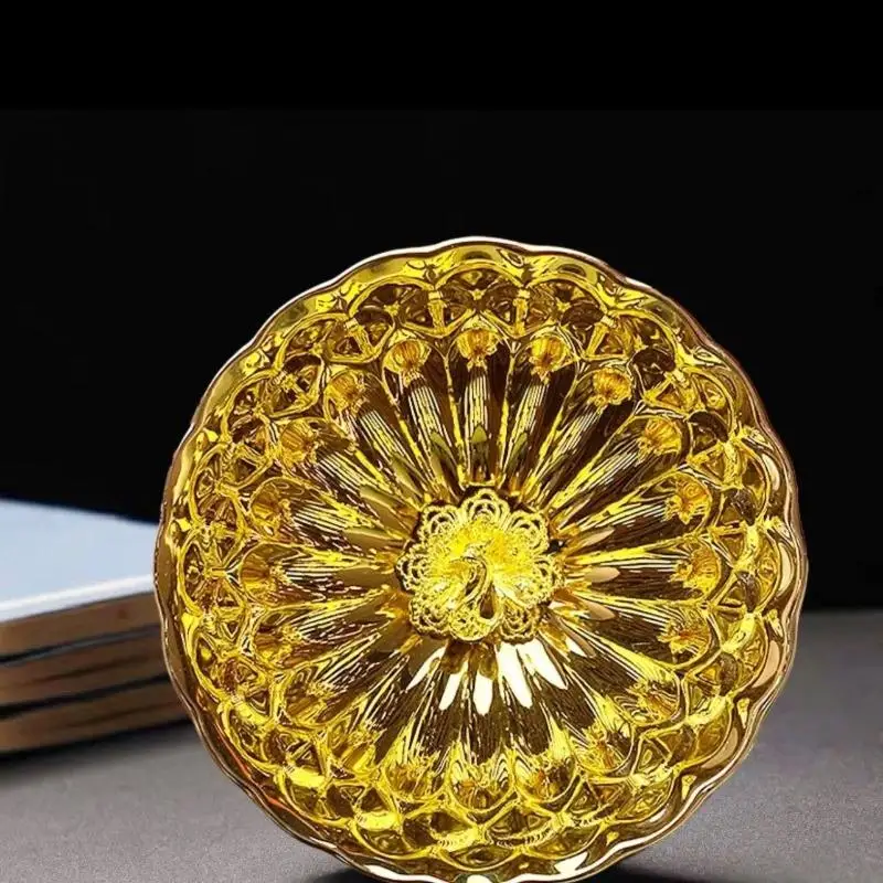 

Новая чашка для чая Golden Peaco Owner Cup, японская чашка с крышкой, из нержавеющей стали, объемом 50 мл и меньше.