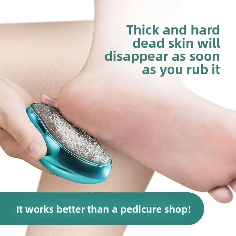 Nano Glazen Voet Scrubber Mango Voet Slijpgereedschap, Dode Huid Peeling, Eelt Remover, Pedicure Bestand, Voet Slijpsteen