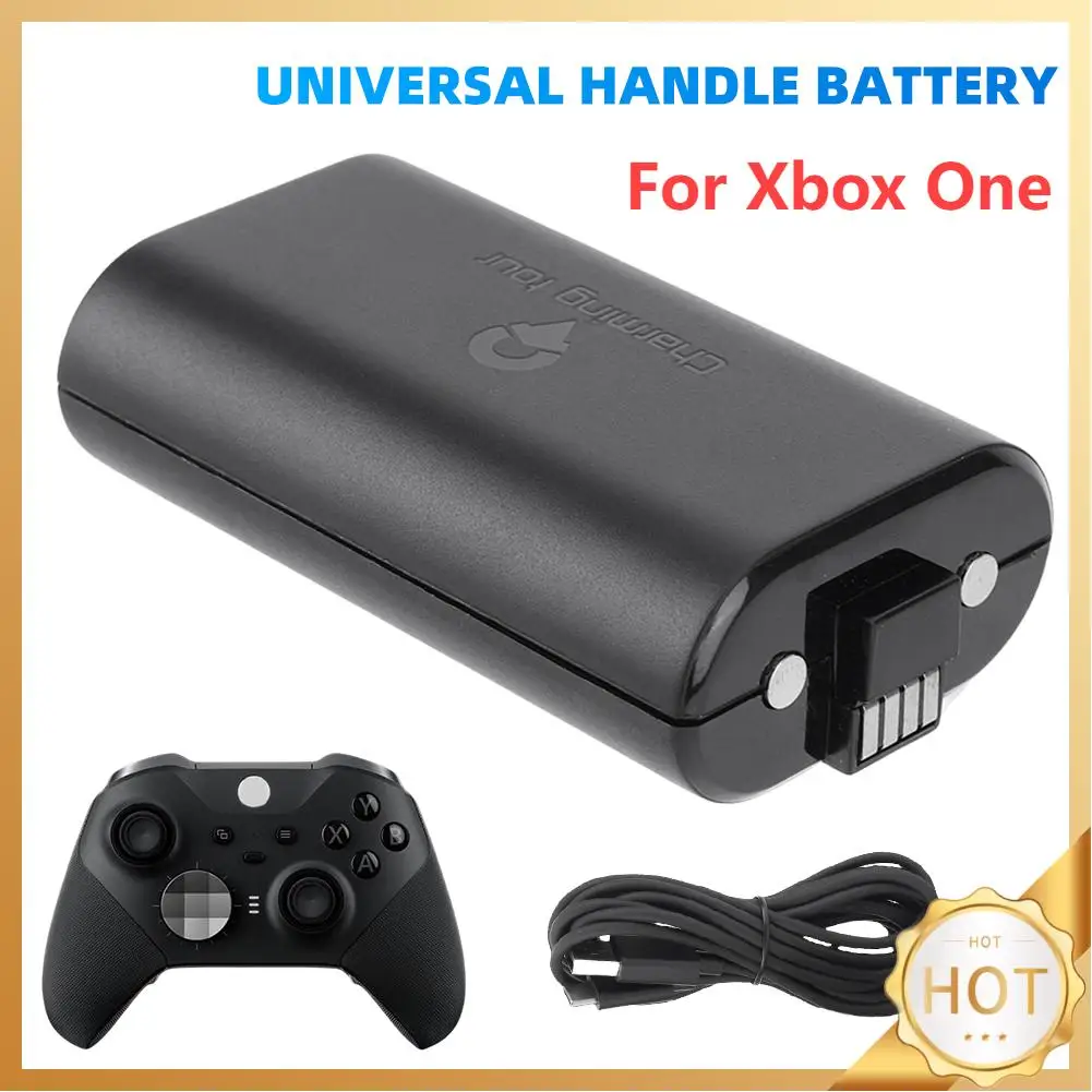 2000mAh Rechargeable Battery High Capacity Controller Rechargeable Battery Pack With Type-C Charging Cable for Xbox One