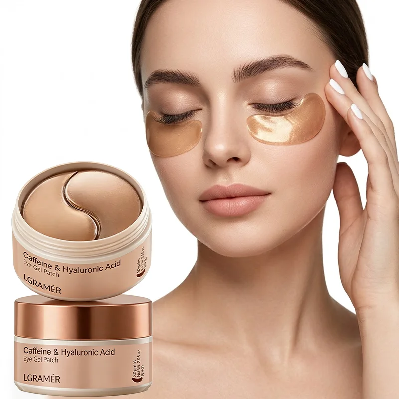 A Box of 60 Caffeine Nicotinamide Radiant Firming Eye Masks,