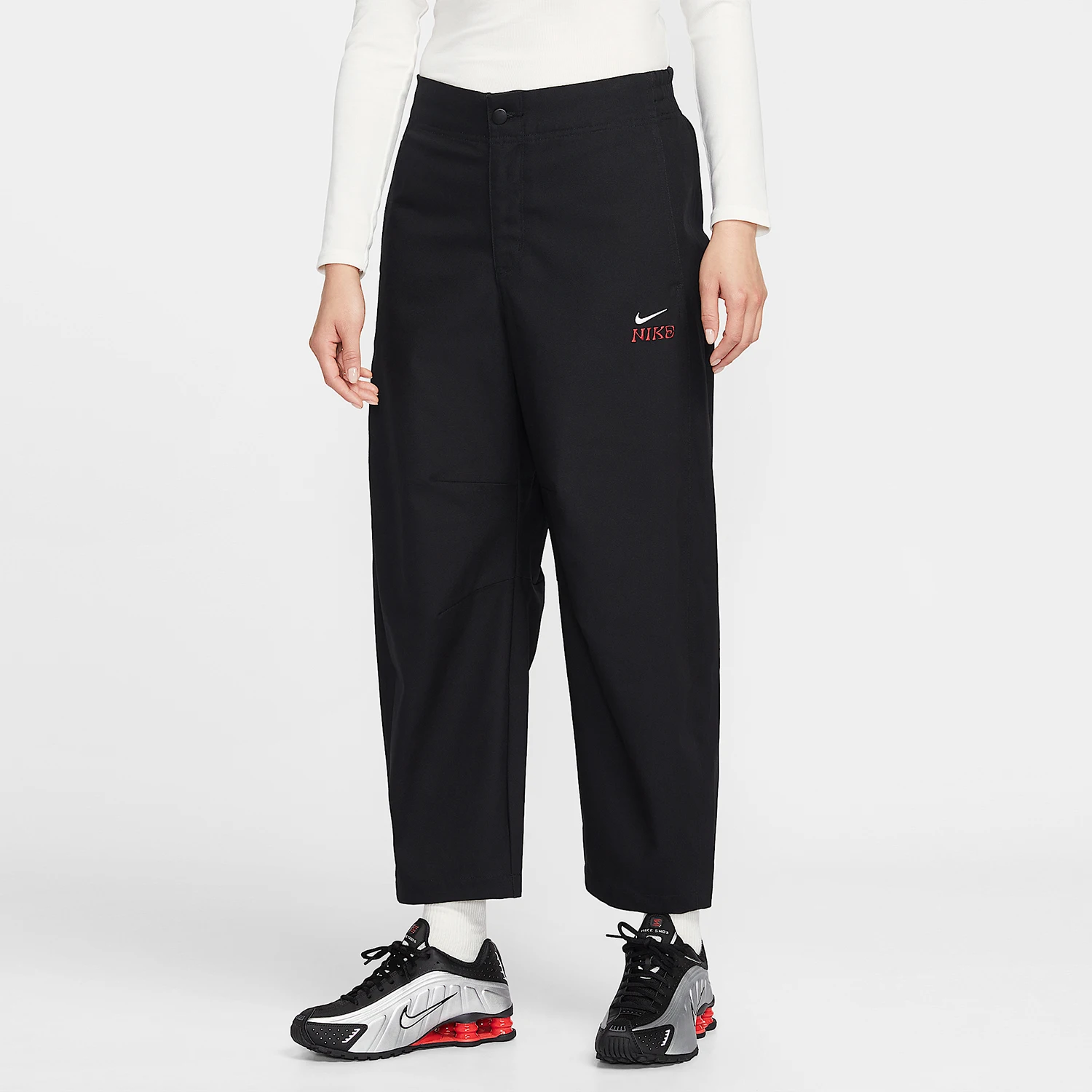 nike-authentic-women's-elastic-waist-straight-leg-cropped-pants-iq3824-010