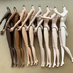 Original LULY Doll Body 8 Skin Tones High Quality Big Boobs 29CM 1/6 Replacement Body For Barbi/FR/IT Doll Heads