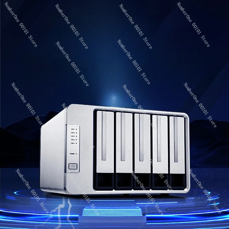 For D5-310 5 Disk RAID Array Case Hard Disk Cabinet 2.5/3 Inch Type-C Mobile Hard Case