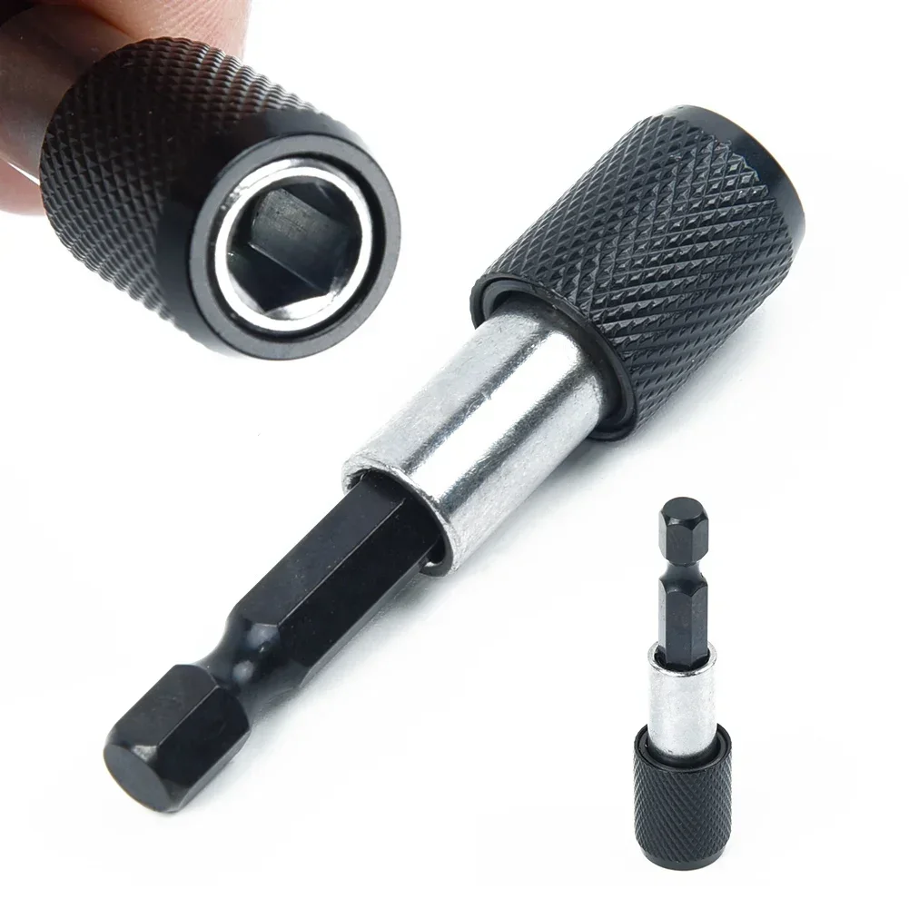 

Hex Shank Quick Release Drill Screw Screwdriver Bit Holder 1/4" 60mm For Drill, Screwdriver, Batch Head Power Tools Spares