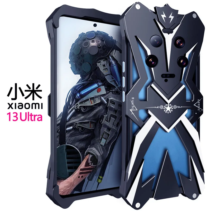 

For Xiaomi 13pro Phone Case Metal Xiaomi 13ultra Phone Case Protective Case Shockproof Drop-Resistant