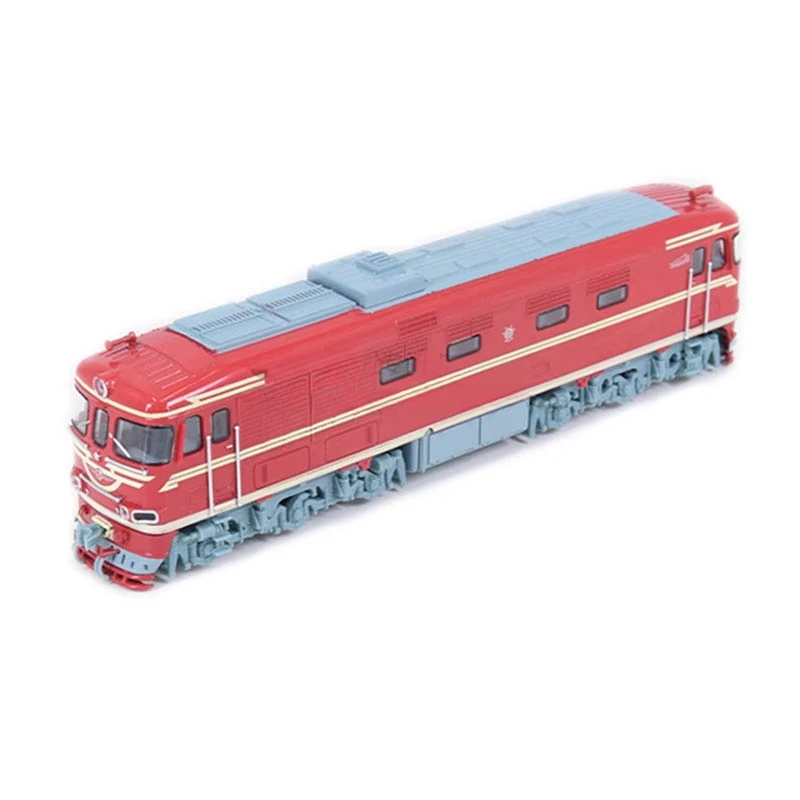 1/87 Train Model JLKN007 Russian Railways High-speed Mainline Passenger Diesel Locomotive TEP60 Diesel Locomotive Rail Car Toy